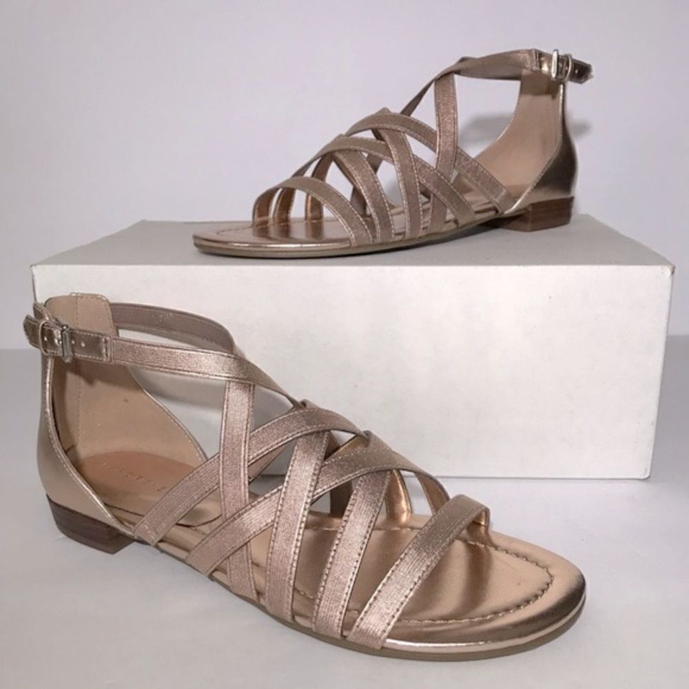 Marc Fisher Play Cross Weave Stretch Sandals